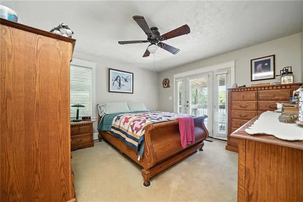 a balcony with wooden floor