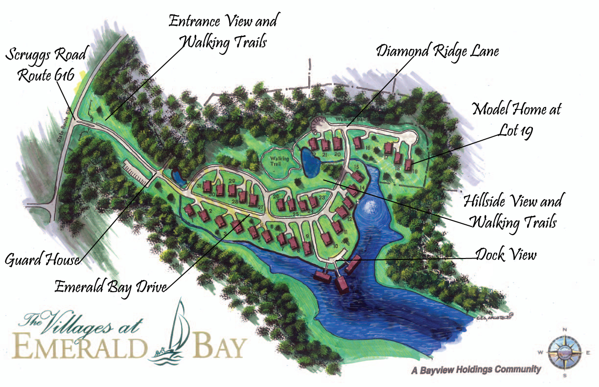 Lot 17 Diamond Ridge Lane Moneta, VA 24121 - Photo 8 of 14 Subdivision Map