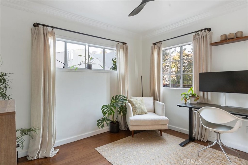 2207-2009 Apex Avenue Los Angeles, CA 90039 - Photo 24 of 64 Natural light floods into this bedroom giving off positivity and inspirational vibes.