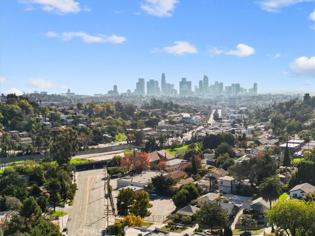 2207-2009 Apex Avenue Los Angeles, CA 90039 - Photo 26 of 64 DTLA skyline view in a distance. Visible from the top of the stairway.