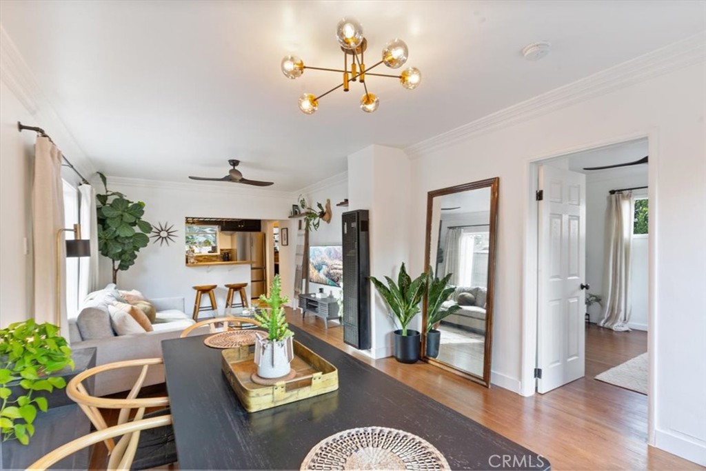 2207-2009 Apex Avenue Los Angeles, CA 90039 - Photo 9 of 64 View of the living room from the dining table.