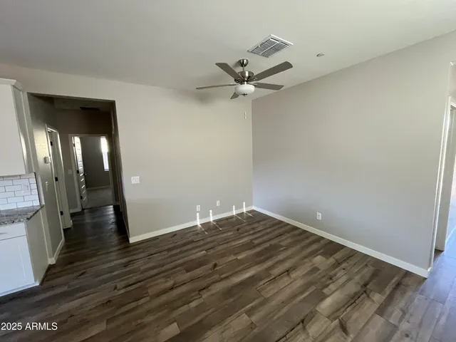 wooden floor in an empty room