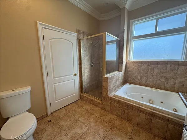 a bathroom with a toilet and a bathtub