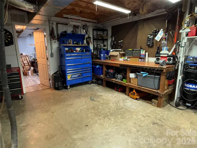 a view of storage and utility room