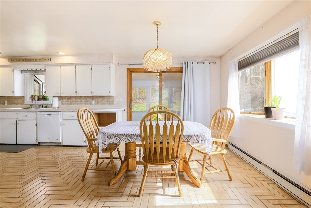 6 Lerner Drive Dudley, MA 01571 - Photo 9 of 22 a view of a dining room with furniture window and outside view