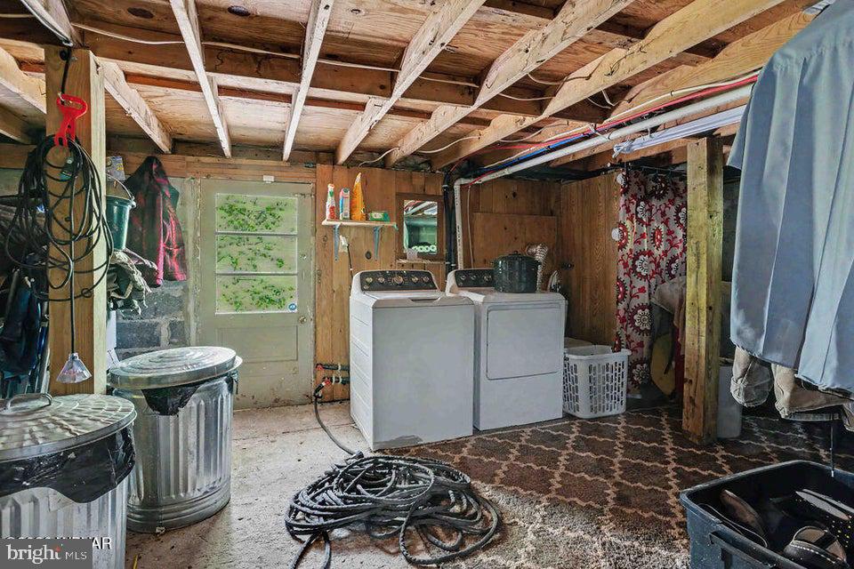 2025 Whiskey Run Road Muncy Valley, PA 17758 - Photo 43 of 54 Rustic laundry space with charm.