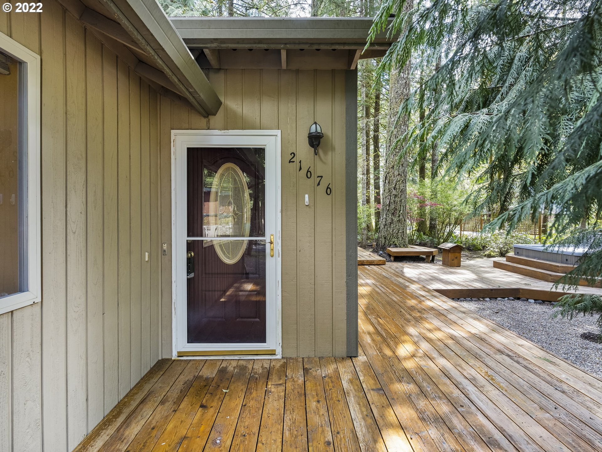 21676 East Lodge Lane Rhododendron, OR 97049 - Photo 3 of 32 a view of a door of the house
