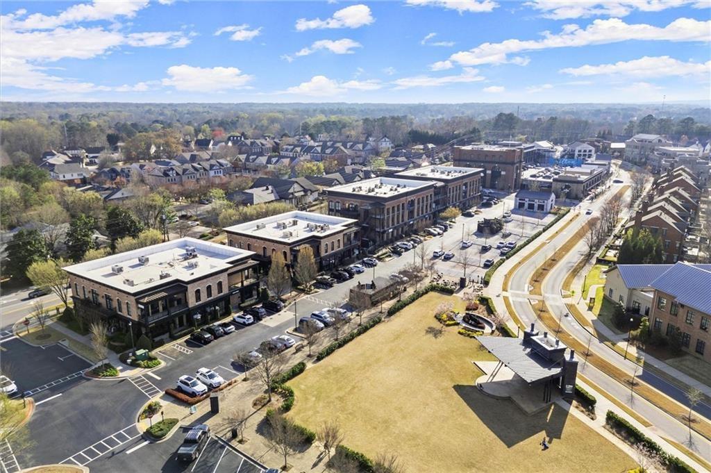 490 Sherman Oaks Way Alpharetta, GA 30004 - Photo 19 of 21 an aerial view of a residential houses with city view