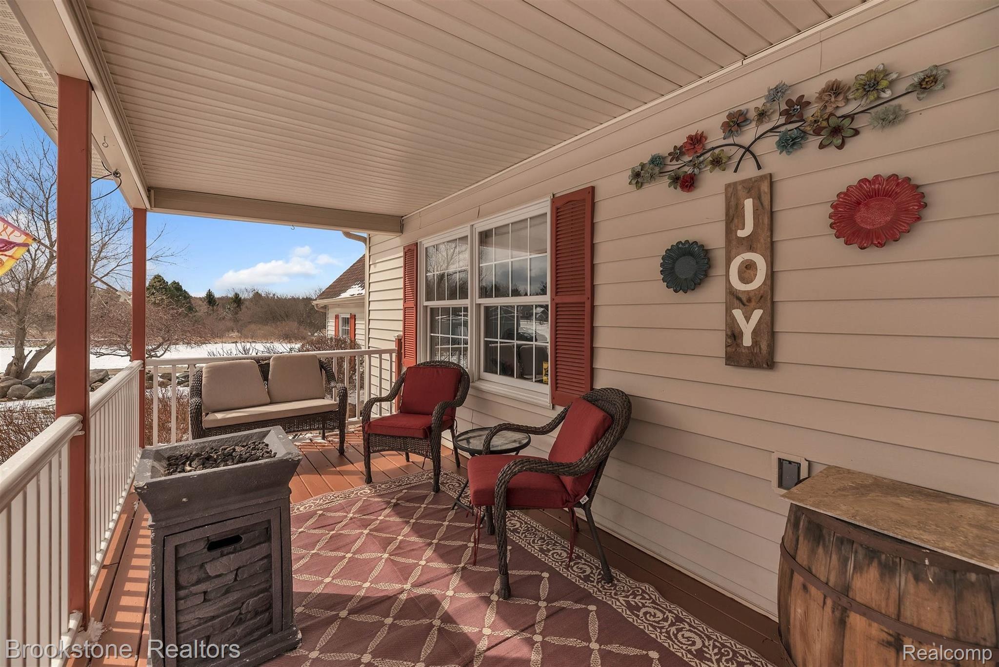 3881 East Hunters Creek Road Metamora, MI 48455 - Photo 3 of 55 Front Porch