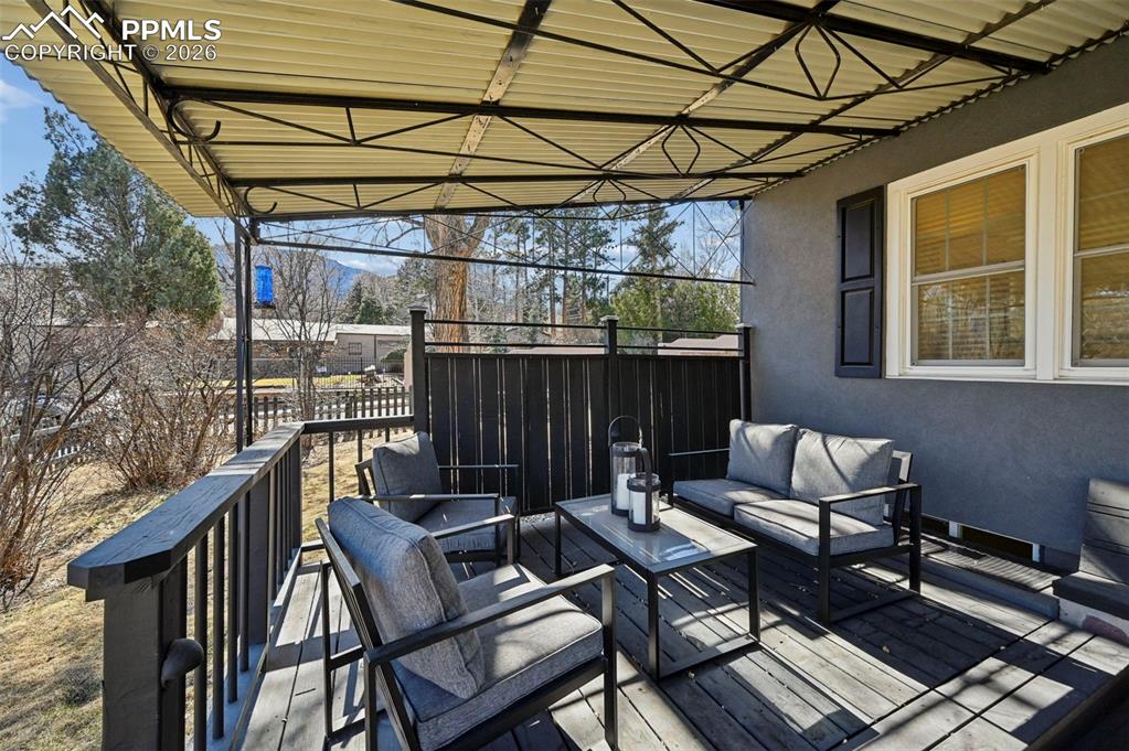 21 Sumner Street Colorado Springs, CO 80906 - Photo 9 of 48 patio and deck off dining room french doors