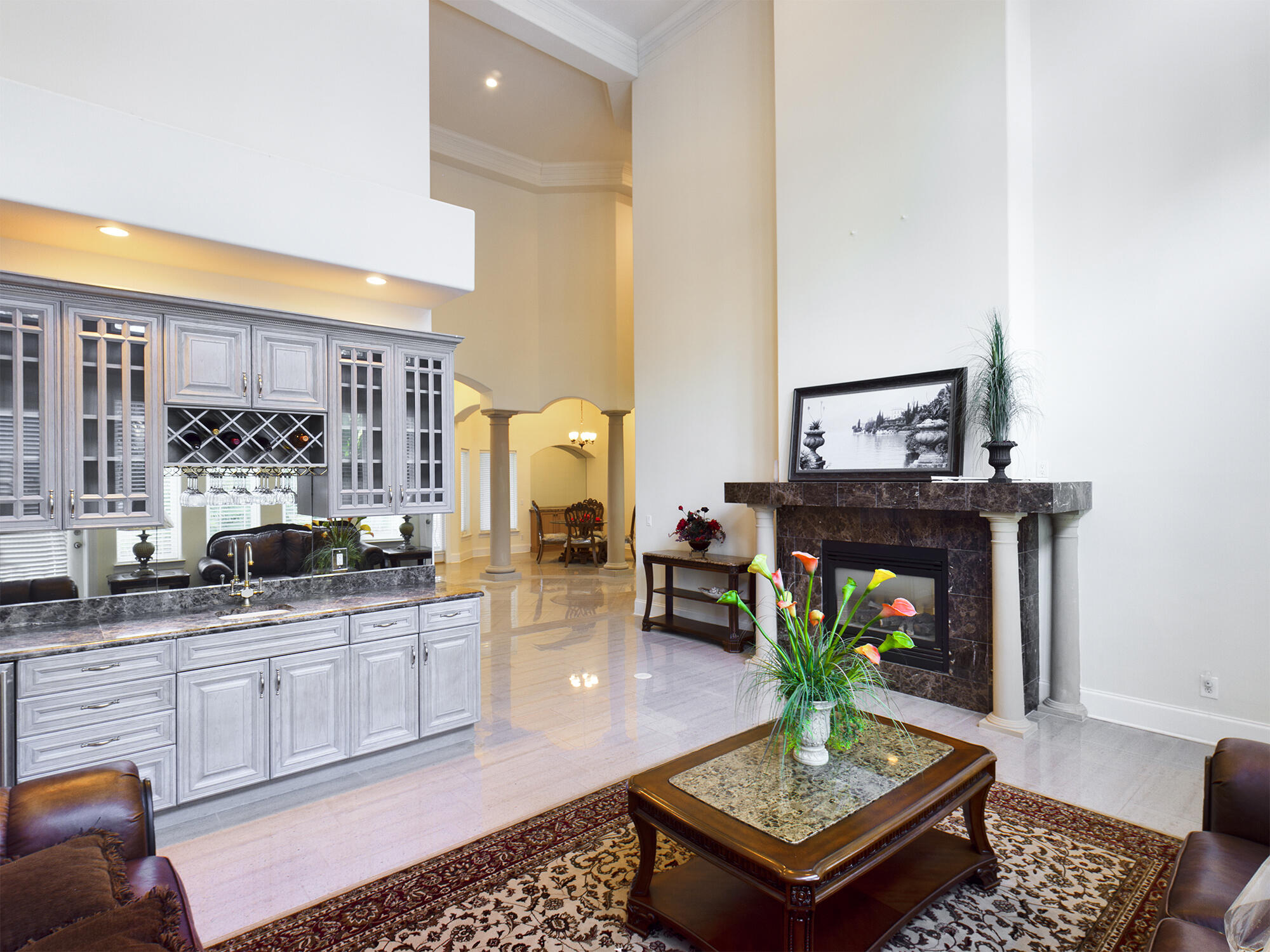 263 Leaning Pines Loop Destin, FL 32541 - Photo 14 of 58 a living room with furniture and a fireplace