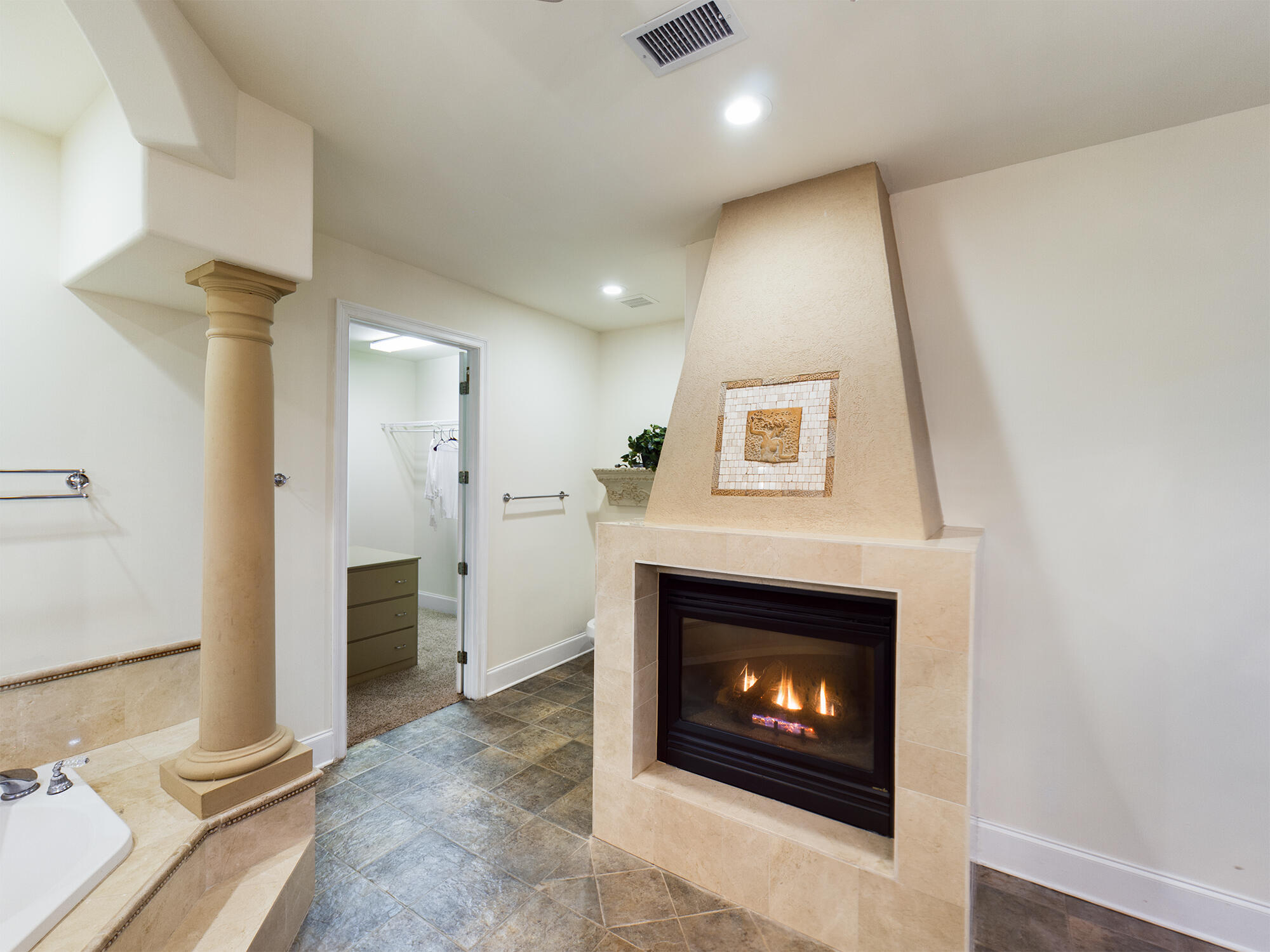 263 Leaning Pines Loop Destin, FL 32541 - Photo 30 of 58 a living room with furniture and a fireplace
