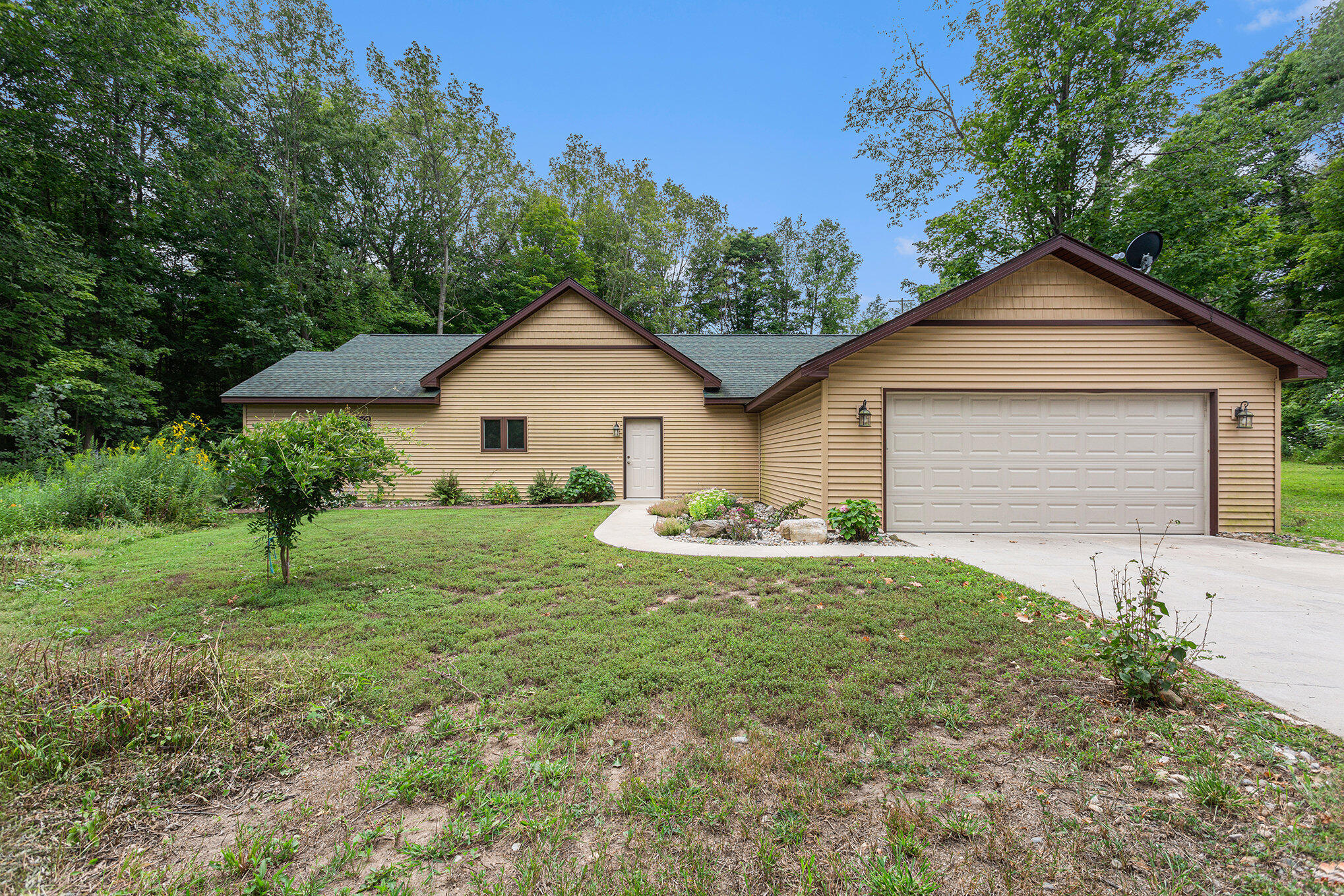 8527 Bever Road Delton, MI 49046 - Photo 1 of 28 Front of Home