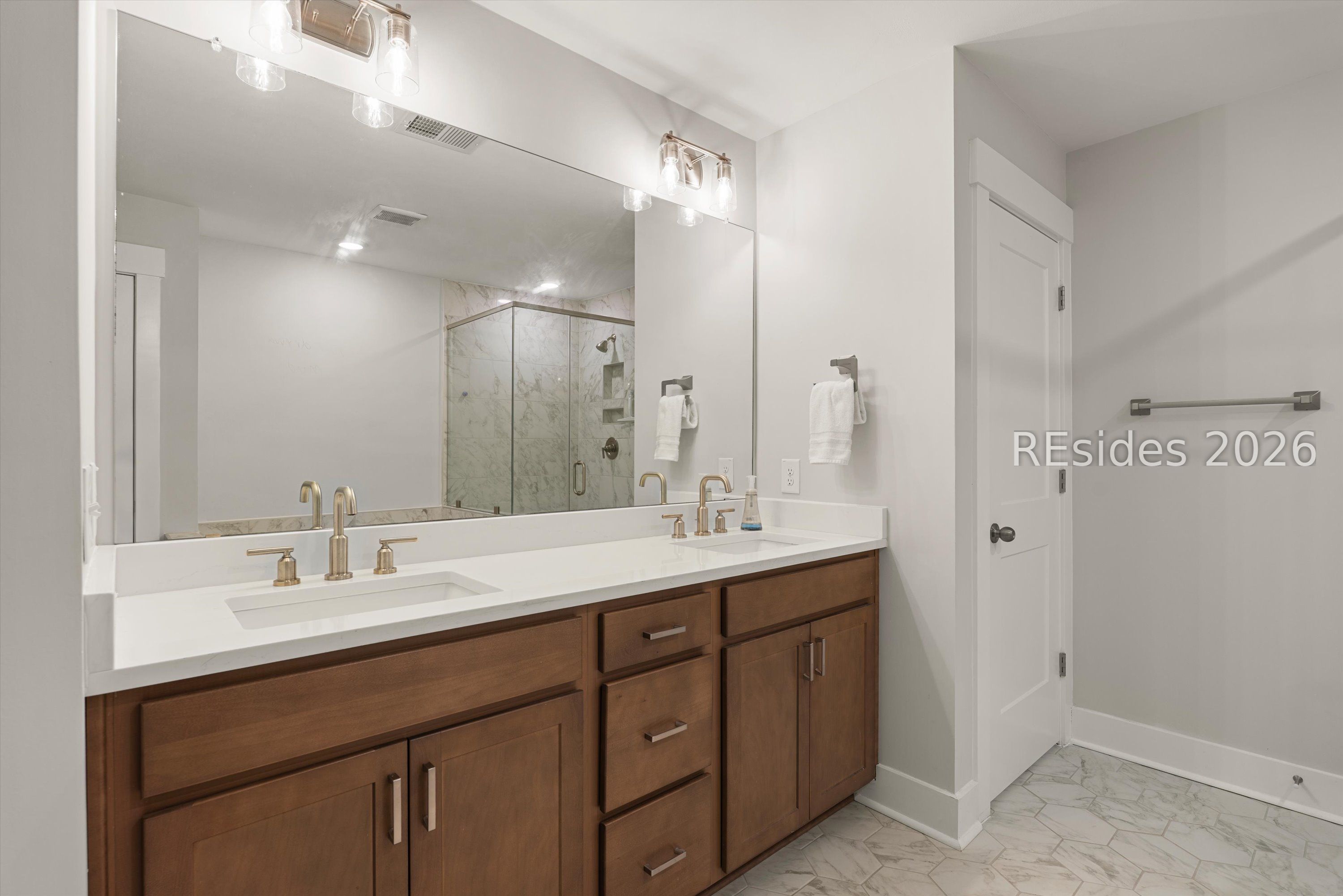318 Forest Trace Bluffton, SC 29910 - Photo 31 of 59 Spa Like Primary Bath with Double Vanity