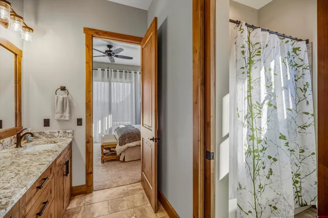 a room with gym equipment and a window