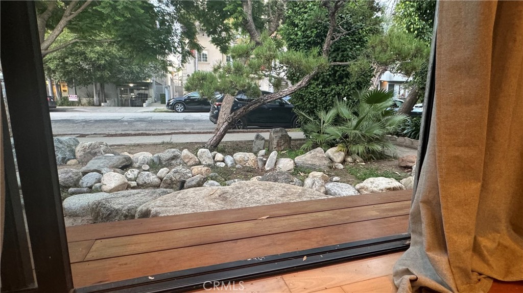 2117 Colby Avenue West Los Angeles, CA 90025 - Photo 23 of 43 a view of a garden from a window