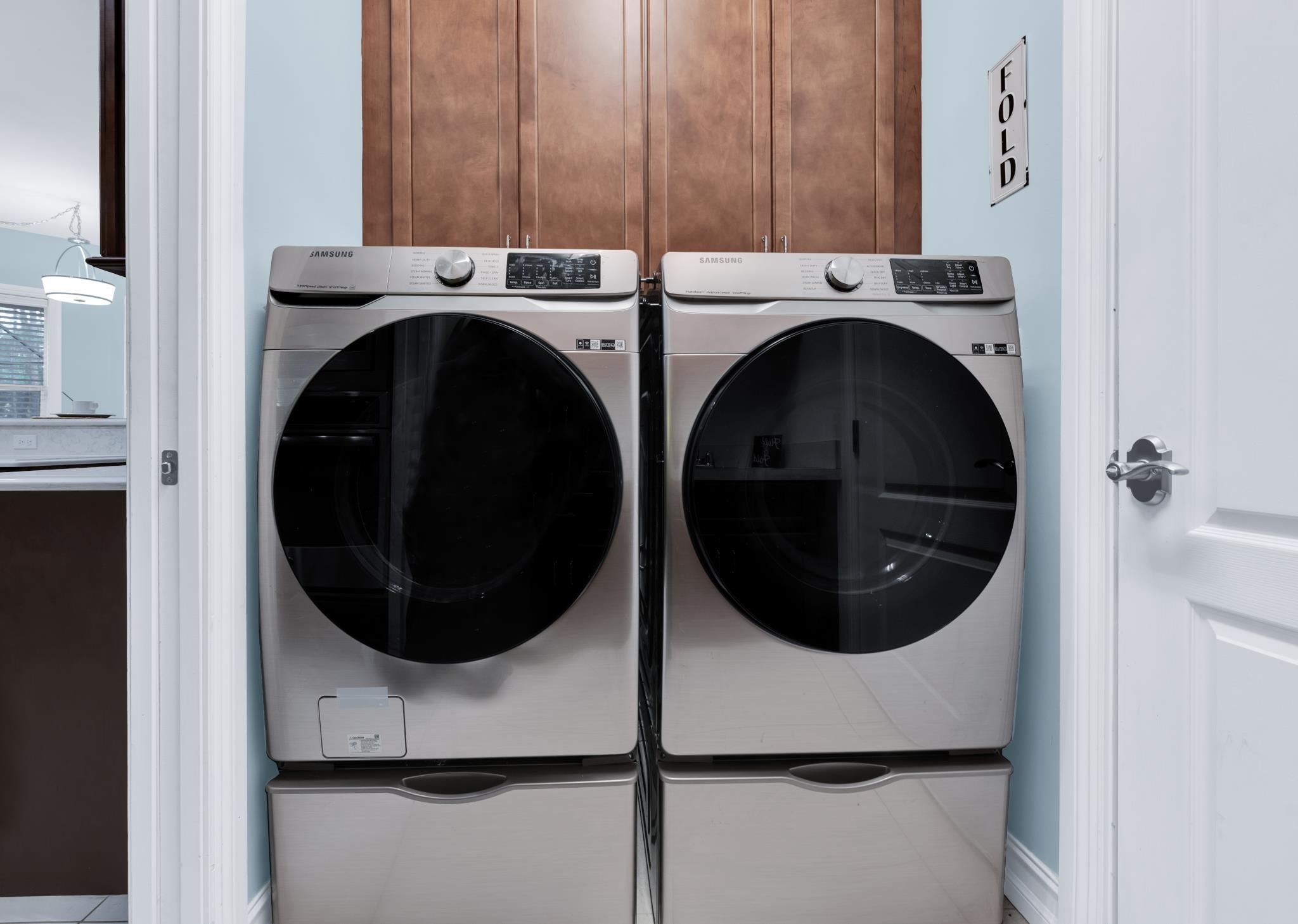 113 Needle Palm Drive St. Augustine, FL 32086 - Photo 19 of 46 a utility room with dryer and washer