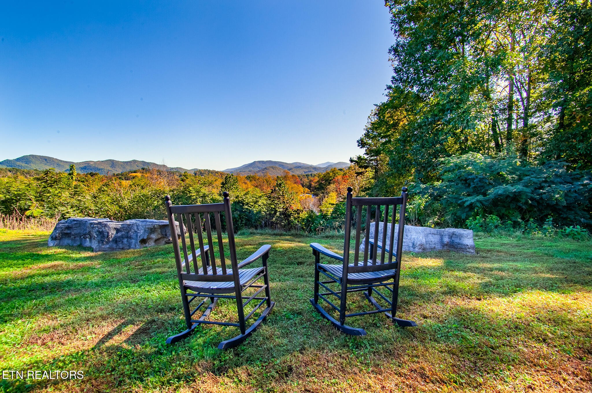 338 Shooting Star Loop, Unit 203 Townsend, TN 37882 - Photo 27 of 30 a view of a chairs in a backyard