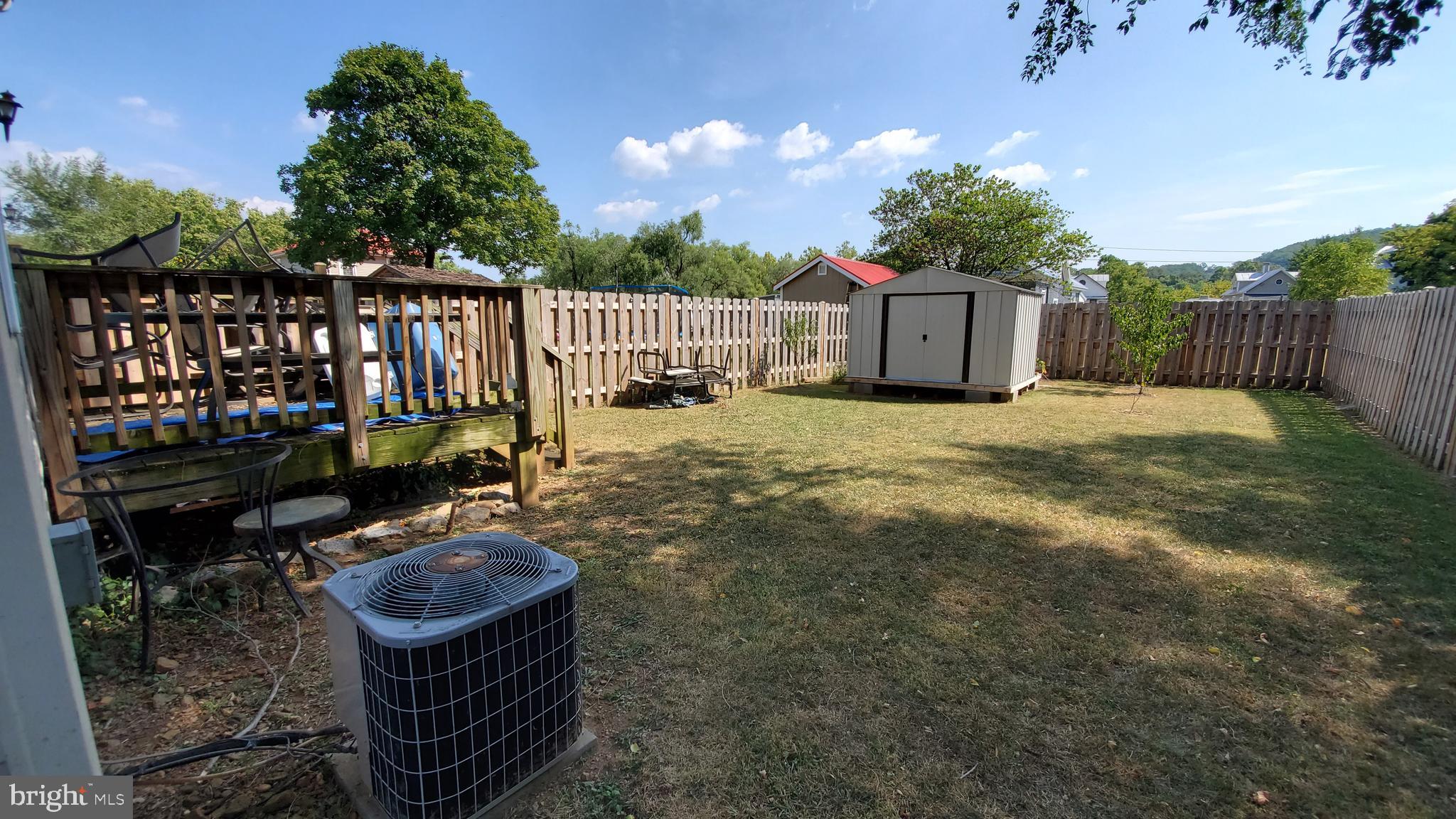 336 Ritenour Street Front Royal, VA 22630 - Photo 11 of 11 Large Yard Newly Fenced and New Shed and Deck
