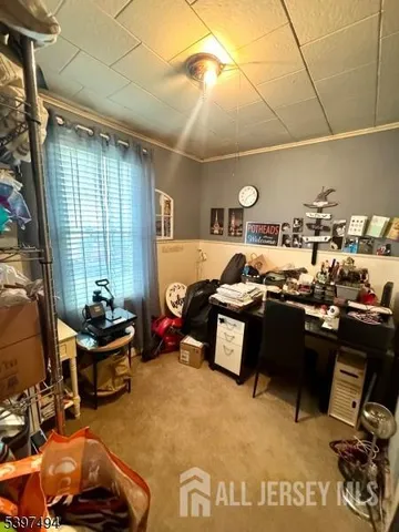 a bed room with a bed