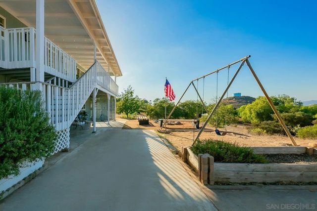 a outdoor space with a patio