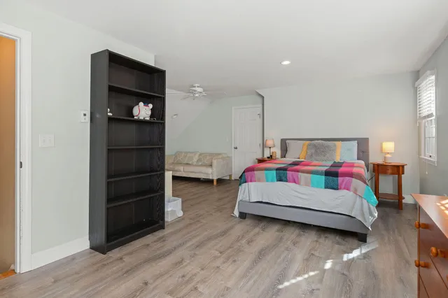 a view of city from balcony