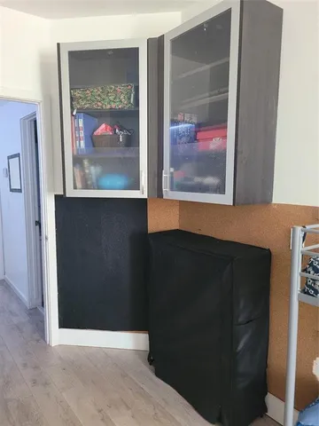 a view of painting on the wall