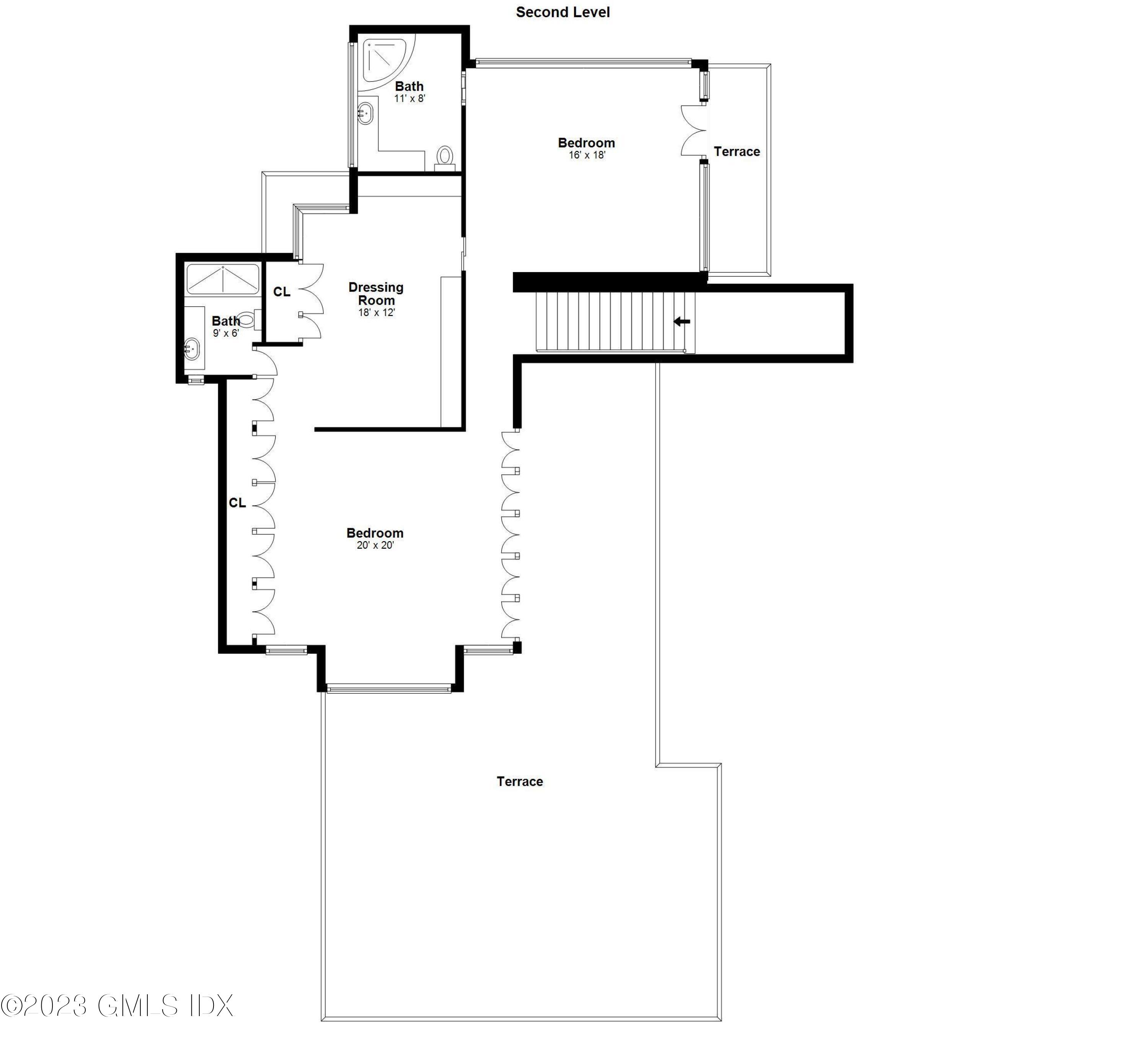 51 Pecksland Road Greenwich, CT 06831 - Photo 25 of 27 Floor plans Second Level-2274x2088-300dp