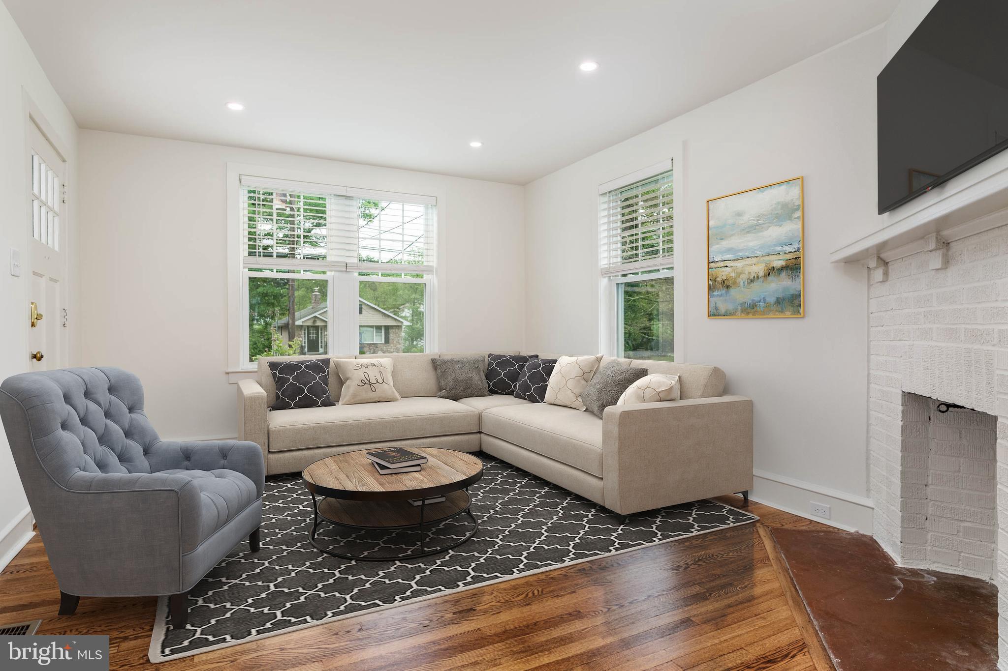 336 South Devon Avenue Wayne, PA 19087 - Photo 4 of 26 Living Room Virtually Staged