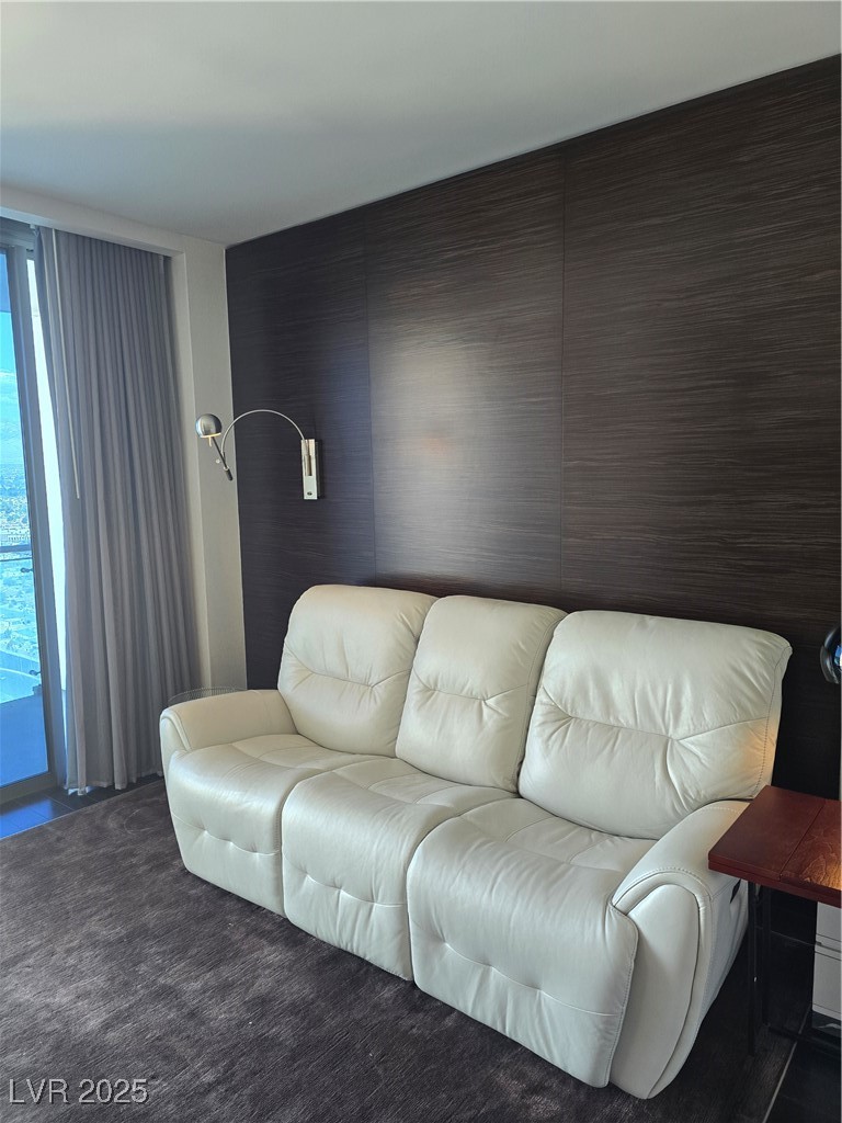 4381 West Flamingo Road, Unit 3109 Las Vegas, NV 89103 - Photo 10 of 28 Living room with carpet floors