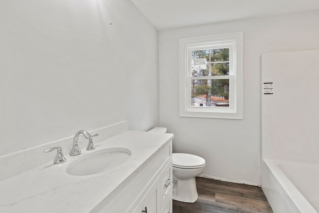 180 Barker Road East Wareham, MA 02538 - Photo 14 of 29 a bathroom with a sink toilet and shower