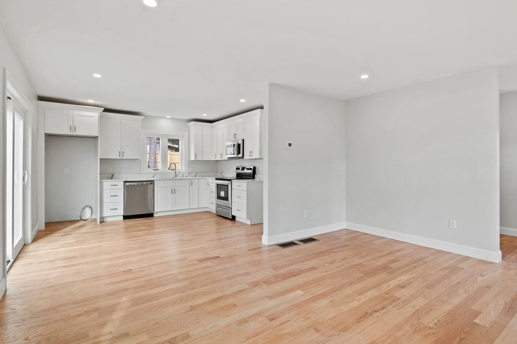 180 Barker Road East Wareham, MA 02538 - Photo 20 of 29 a view of kitchen with wooden floor