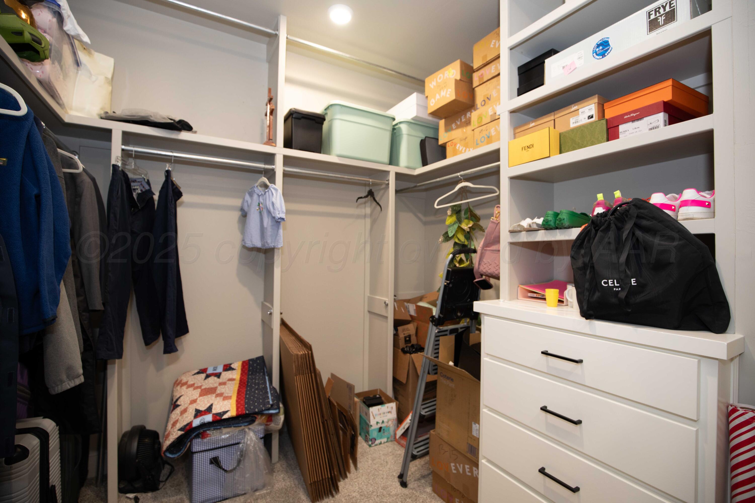 6105 Foley Square Street Amarillo, TX 79119 - Photo 33 of 64 PRIMARY CLOSET VIEW 2
