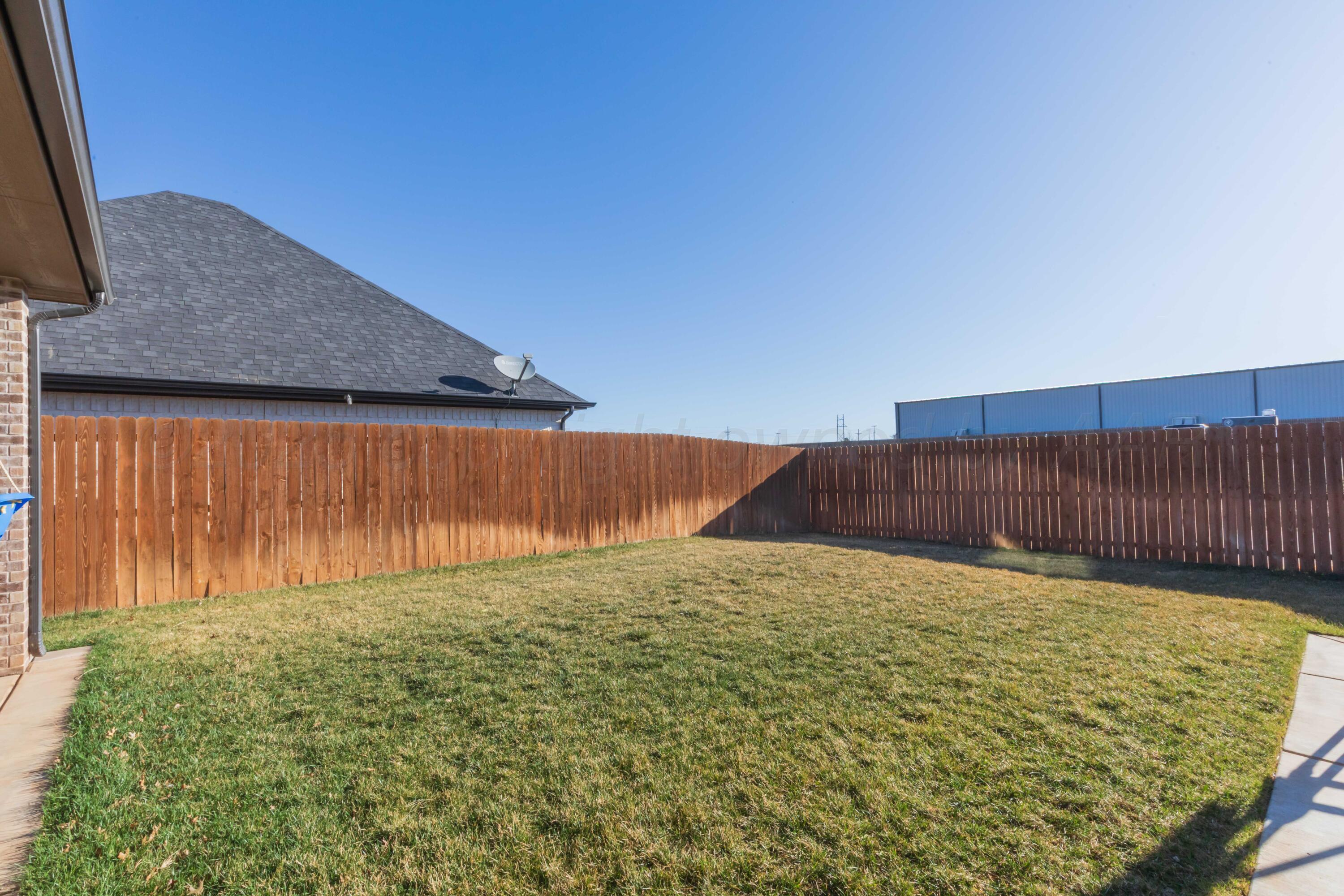6105 Foley Square Street Amarillo, TX 79119 - Photo 59 of 64 BACKYARD VIEW 1