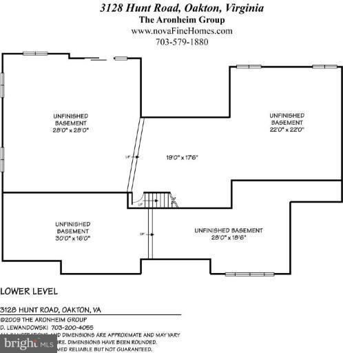 3128 Hunt Road Oakton, VA 22124 - Photo 26 of 26 Floor Plan #3