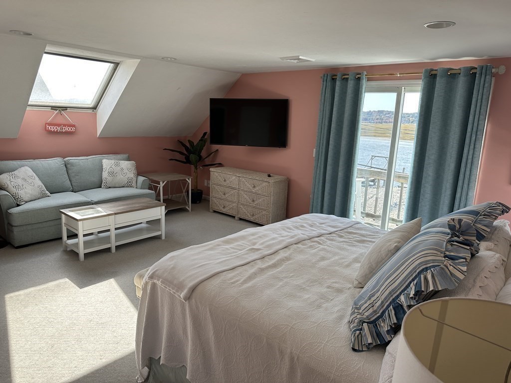 230 Central Avenue Scituate, MA 02050 - Photo 25 of 34 a bedroom with bed and glass door