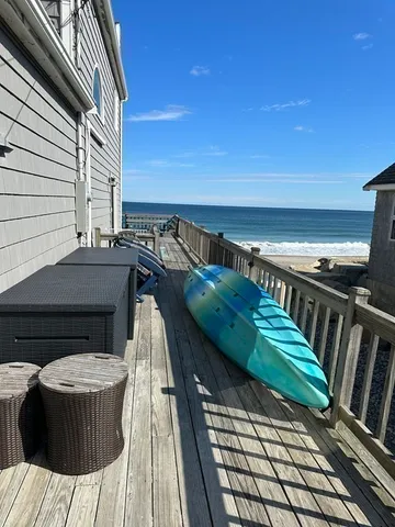 a view of a house with roof deck