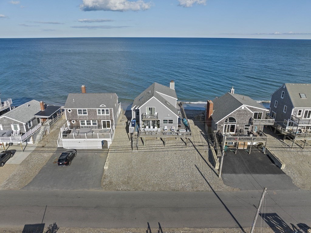 230 Central Avenue Scituate, MA 02050 - Photo 30 of 34 an aerial view of a house with a ocean view