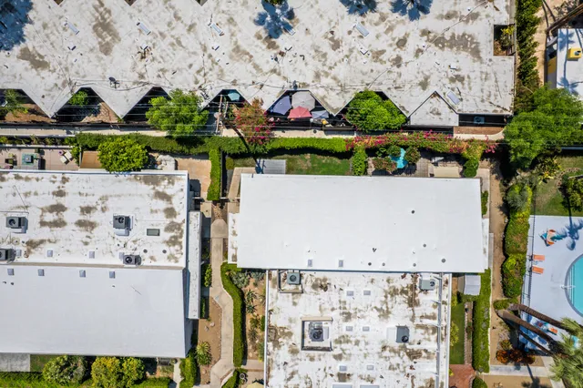 view of building with yard