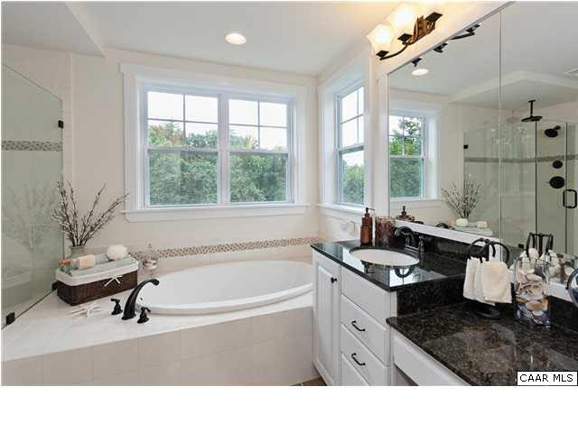 5309 Raven Stone Road Crozet, VA 22932 - Photo 20 of 38 a bathroom with a tub sink and mirror