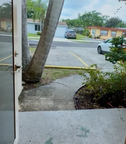 a view of a garden area