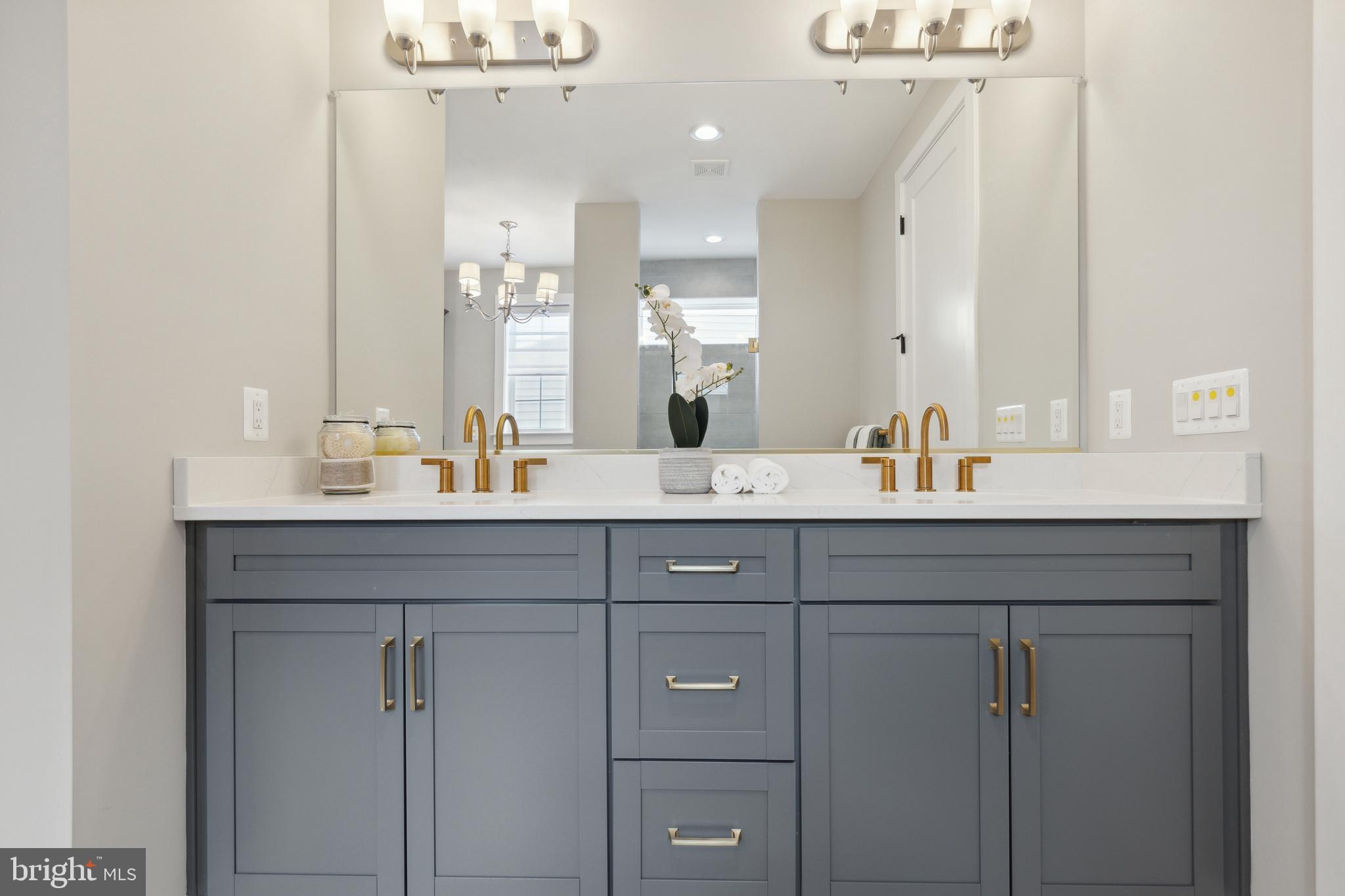 Lot#3 Midhill Road Spring Grove, PA 17362 - Photo 20 of 36 a bathroom with a sink double vanity and a mirror