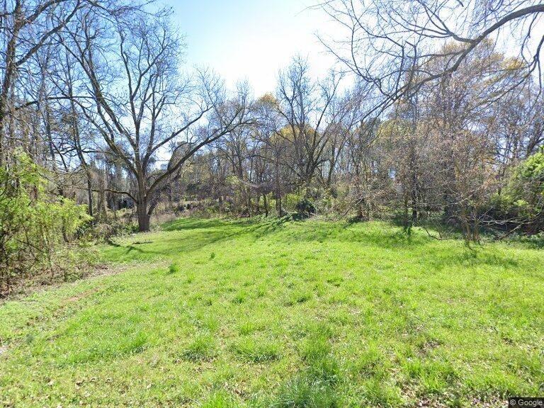 a view of backyard with green space