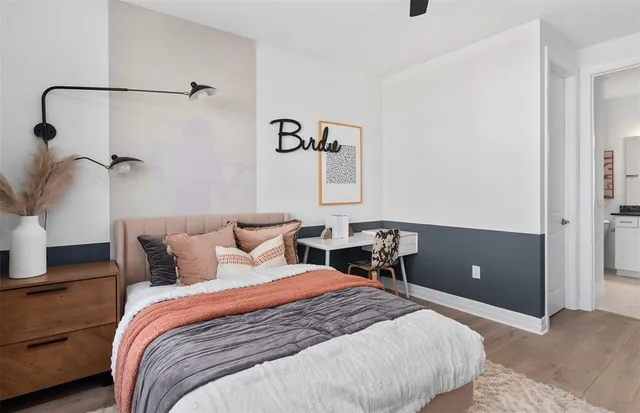 a utility room with cabinets