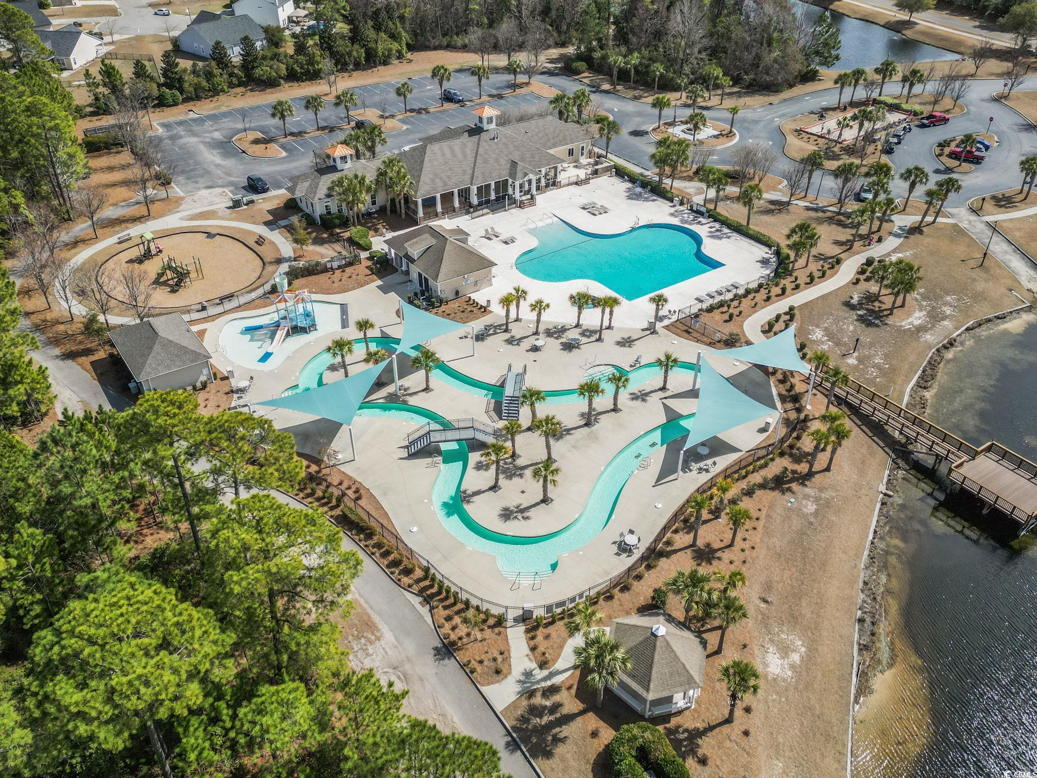 2288 Beauclair Court Myrtle Beach, SC 29579 - Photo 37 of 40 Bird's eye view featuring a water view