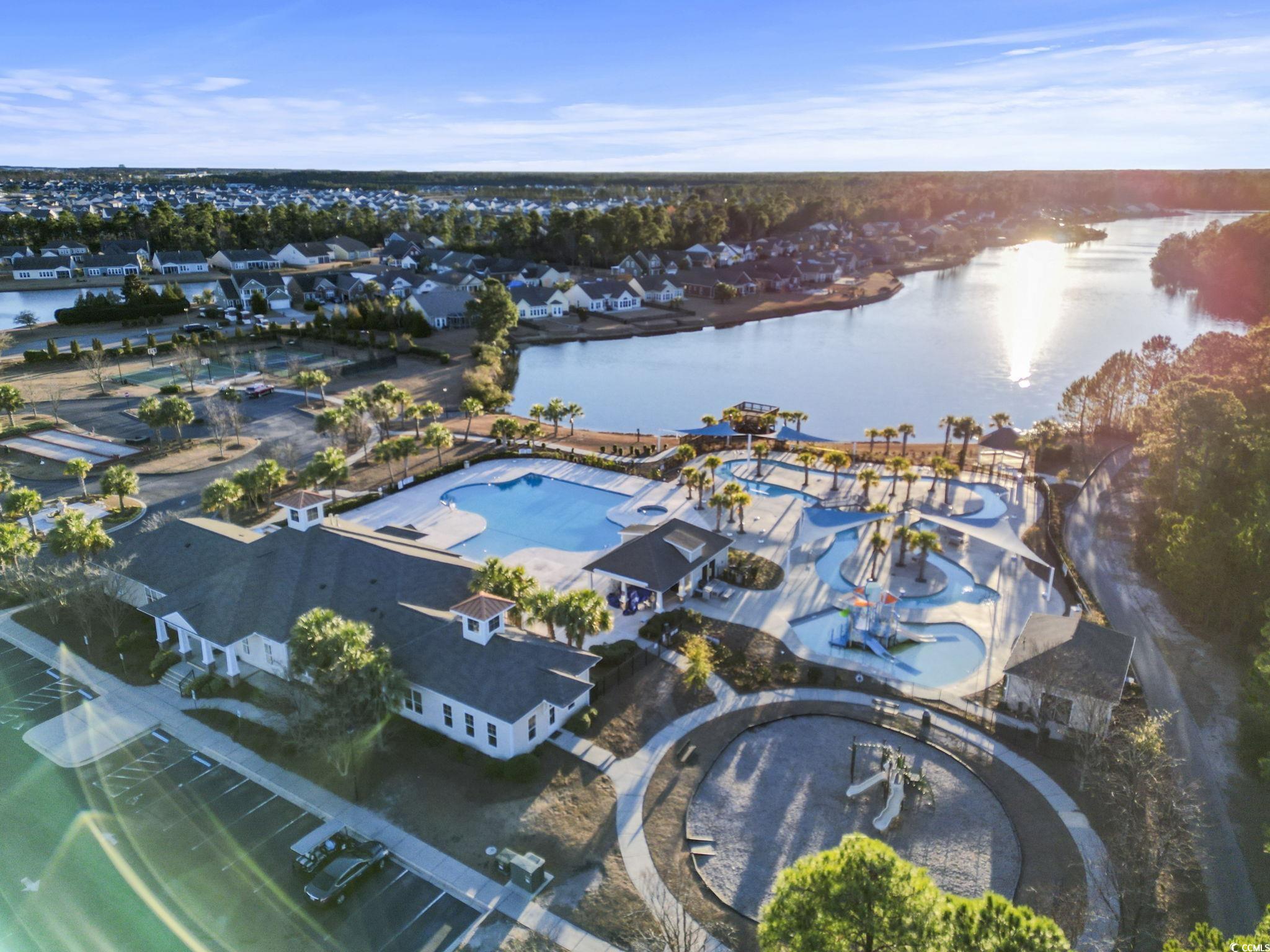 2288 Beauclair Court Myrtle Beach, SC 29579 - Photo 38 of 40 Drone / aerial view with a water view