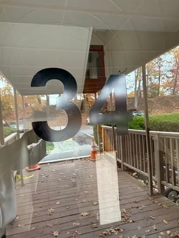 a view of dining room with wooden floor
