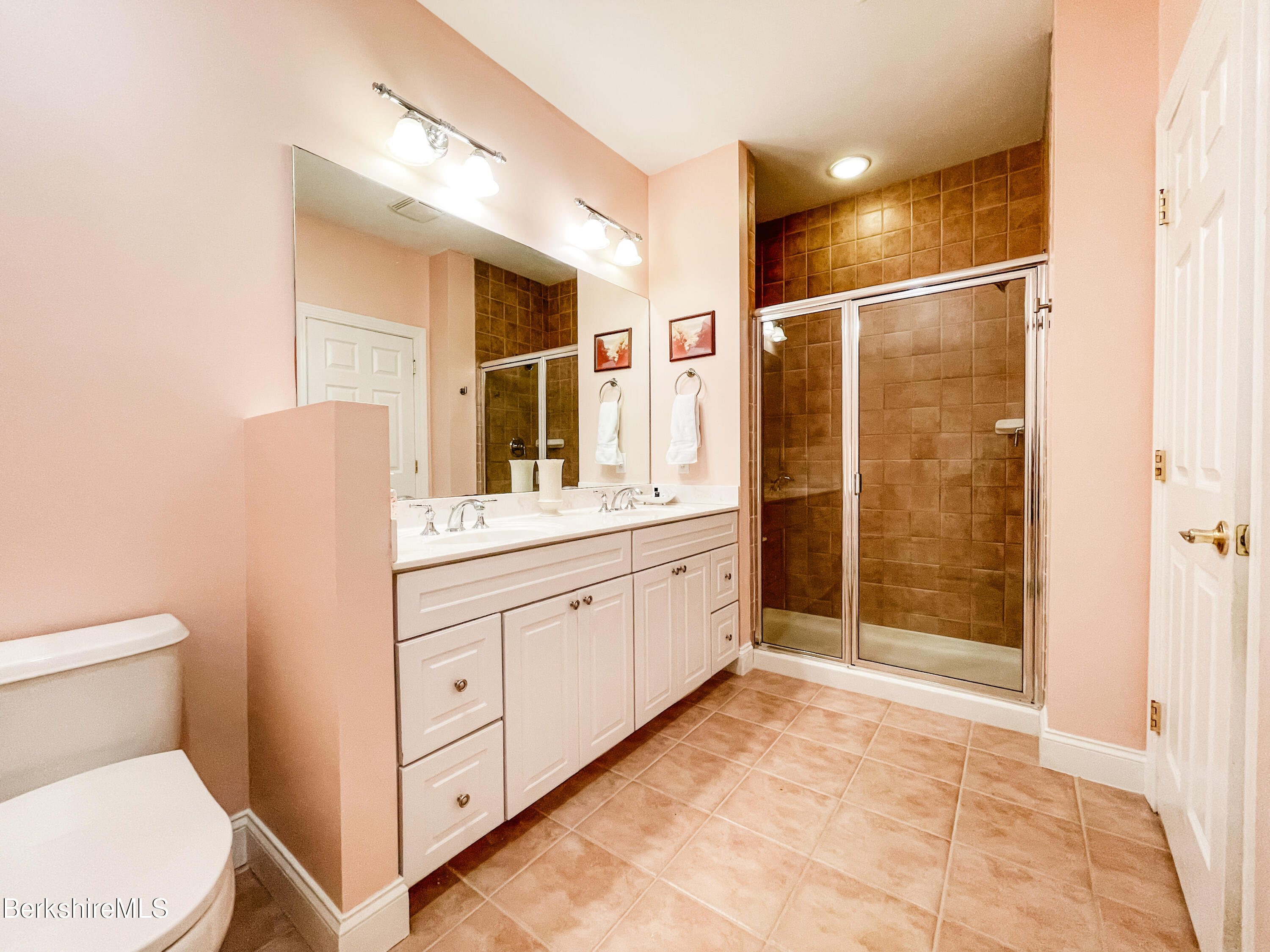 22 Alpine Trail Pittsfield, MA 01201 - Photo 13 of 35 a bathroom with a granite countertop sink toilet and shower
