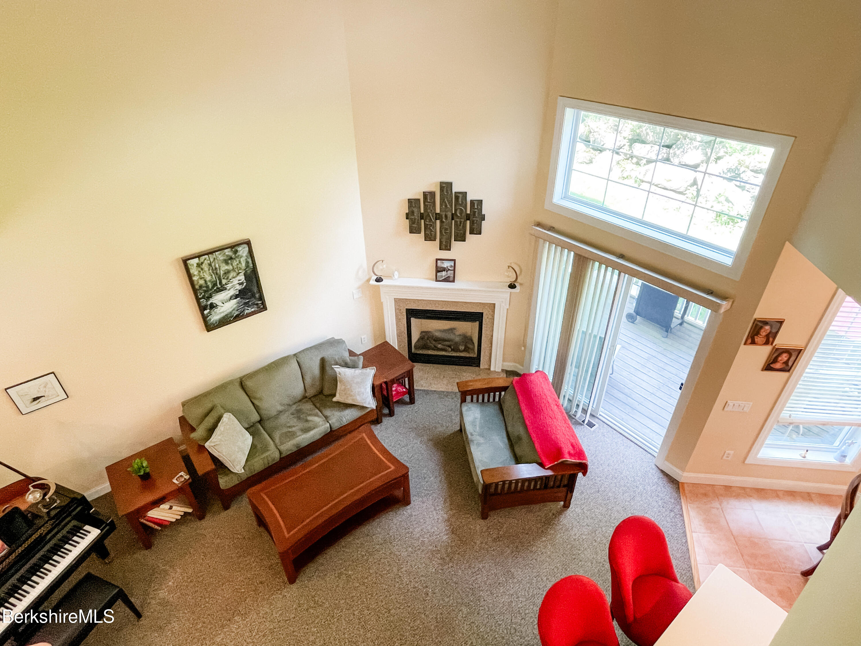 22 Alpine Trail Pittsfield, MA 01201 - Photo 18 of 35 a living room with furniture and a fireplace