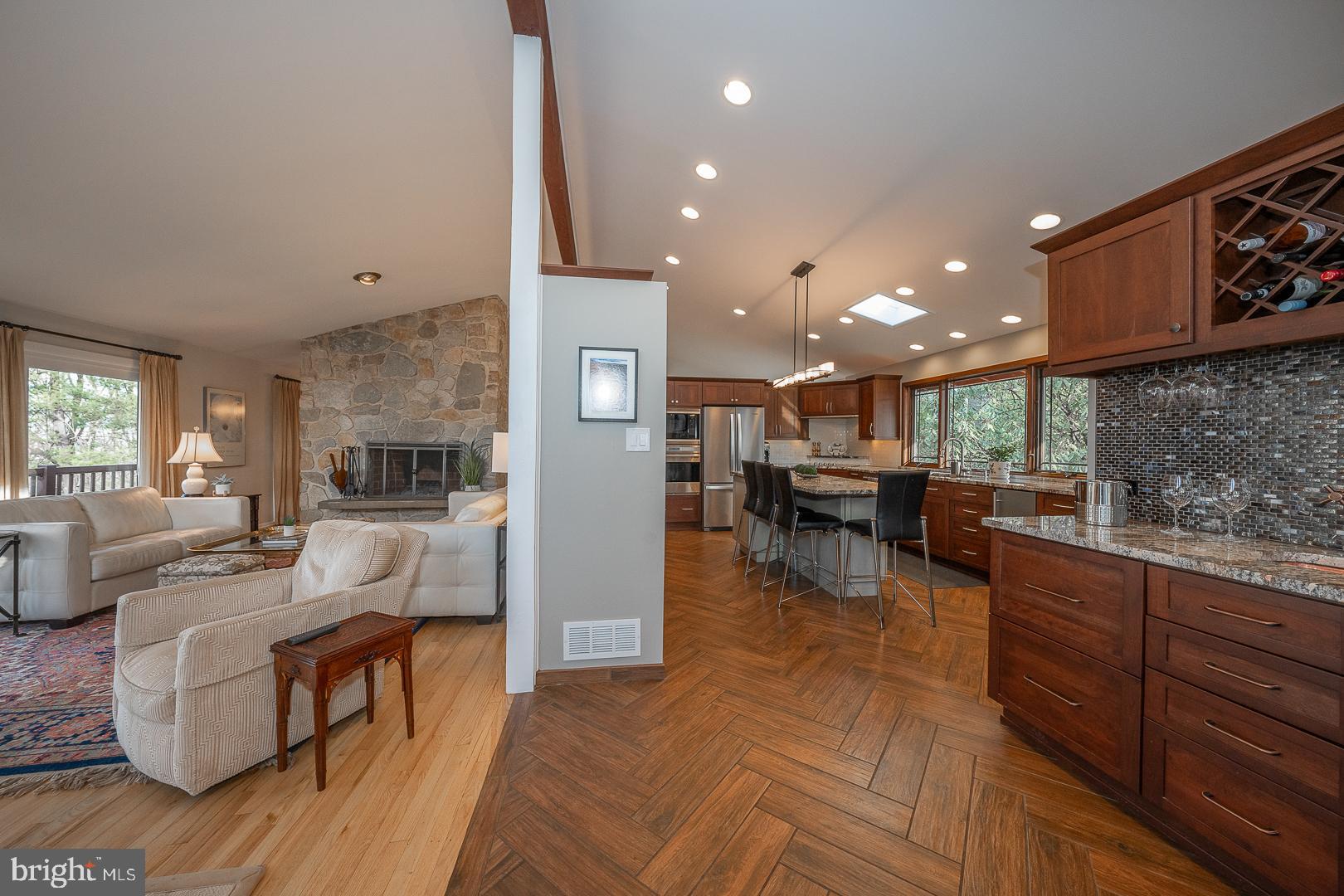 709 North Valley Forge Road Devon, PA 19333 - Photo 13 of 51 Living Room & Kitchen